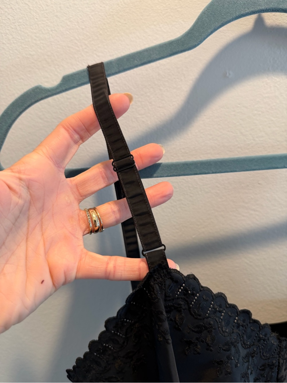 Vintage Black Side Zip Slip Dress (see measurements) - Picture 7 of 10